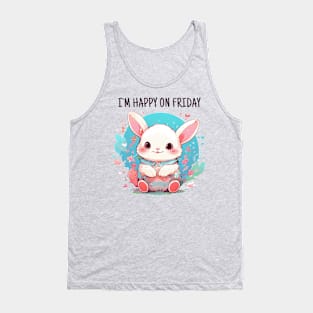 Happy friday rabbit Tank Top